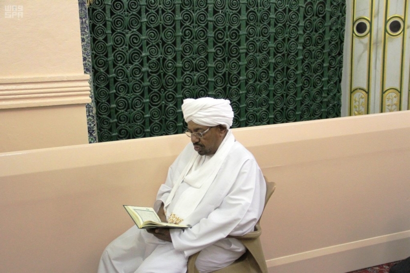 الرئيس السوداني يزور المسجد النبوي 1