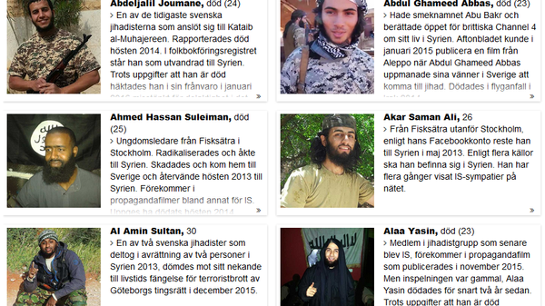 السويد تنشر أسماء وصور مئات الملتحقين بداعش