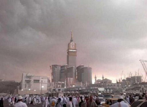 #الأرصاد : سُحب رعدية ممطرة ورياح سطحية على #مكة والمشاعر