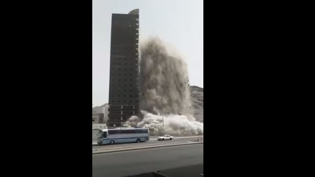 مصادر “المواطن”: فيديو سقوط مبنى #حي_الششة .. قديم