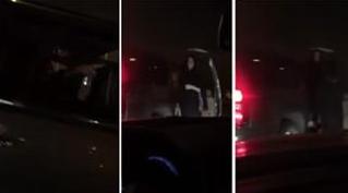 فتاة تنزل من سيارتها لتأديب شاب تحرَّش بها في جدة
