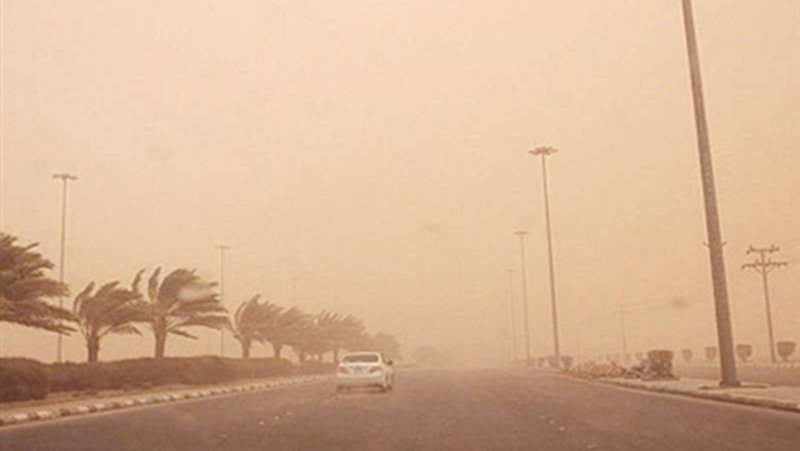 رياح مثيرة للأتربة والغبار على أجزاء من مكة المكرمة والمدينة المنورة