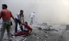 قذائف بشار على الغوطة تقتل 9 من أسرة واحدة