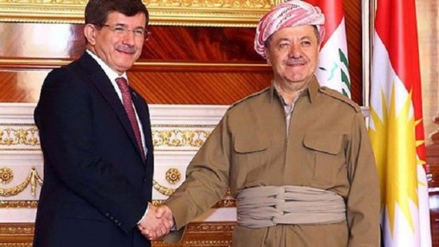 داوود أوغلو: برزاني أكد حقنا بقصف مواقع الكردستاني