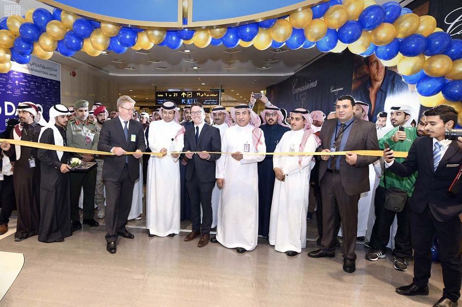 افتتاح السوق الحرة الجديدة بمطار الملك فهد الدولي