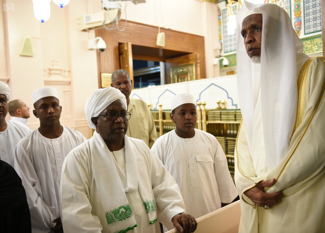 بالصور.. نائب رئيس جمهورية السودان يزور المسجد النبوي